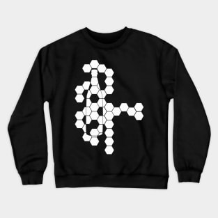 Hexa Bottle White Crewneck Sweatshirt